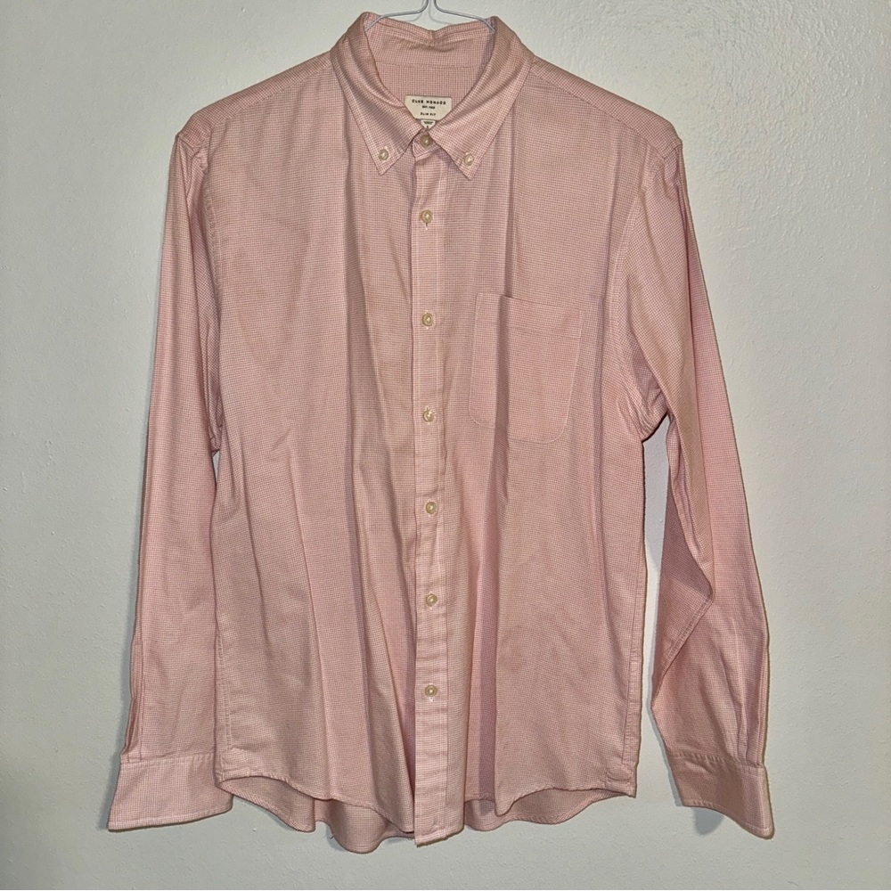 Club Monaco Slim Fit Long Sleeve Oxford Shirt
